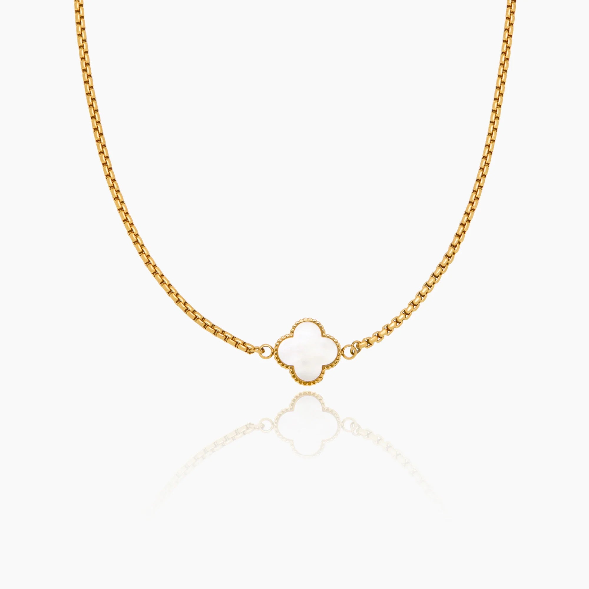 Pearl Clover Necklace